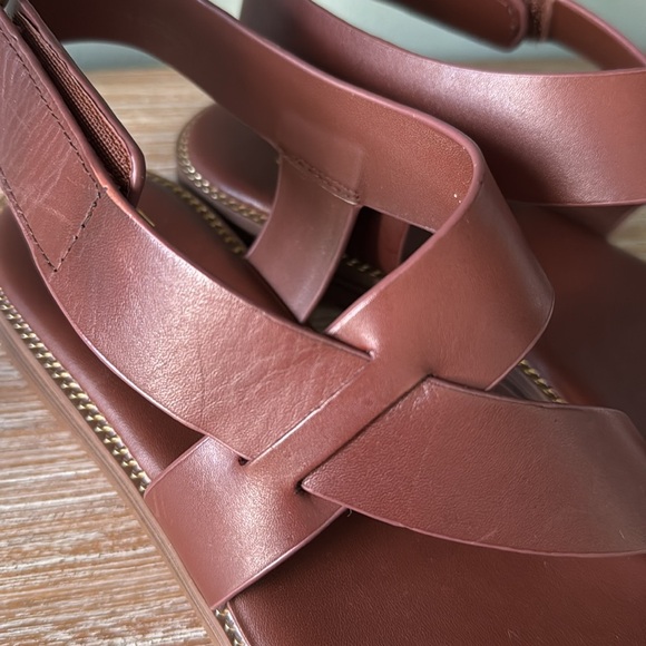 Franco Sarto size 8 sandals brown - Picture 6 of 8